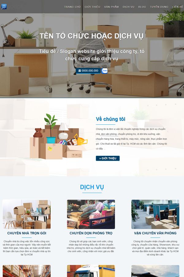 Website Giới Thiệu Dịch Vụ Cá Nhân Mẫu 04 Website Giới Thiệu Dịch Vụ Cá Nhân Mẫu 04